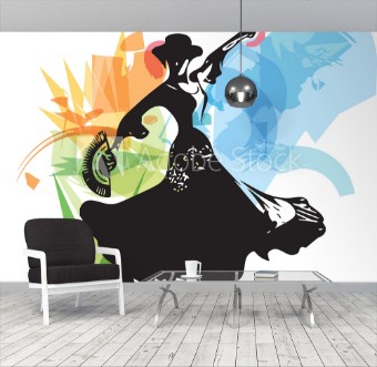 Picture of Flamenco woman dancer